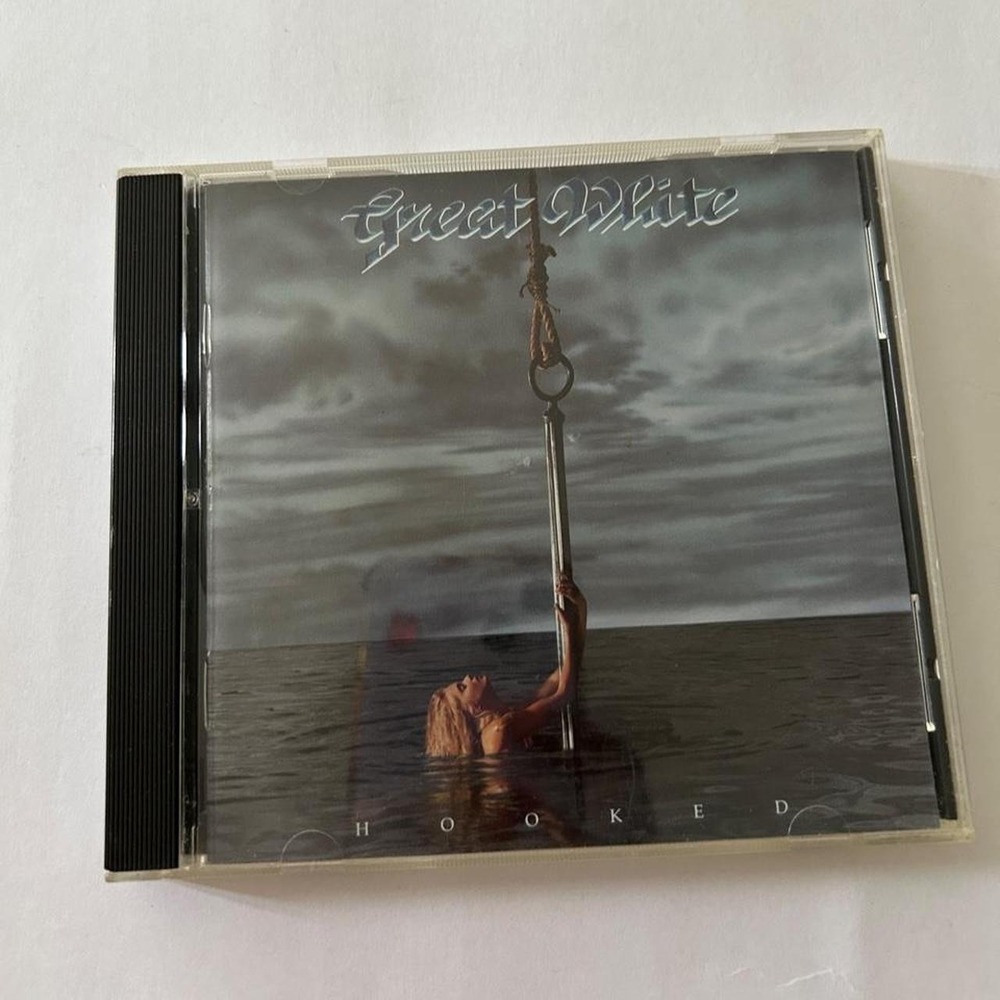 Great White Hooked CD 1991 Hard Rock Glam Metal Columbia House Club Edition